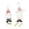 White Chef Kitchen Bottle Opener Holder Sculpture Set with Beer & Wine Bottle Accessories